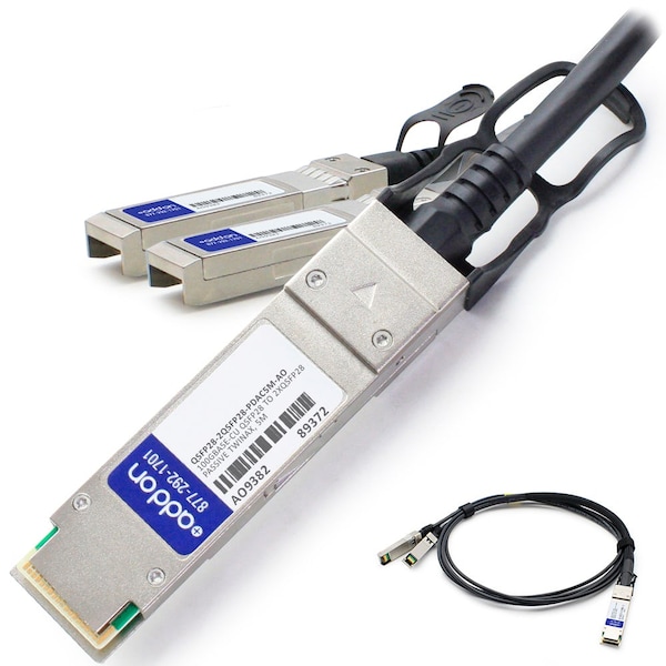 Add-On Addon Msa And Taa Compliant 100Gbase-Cu Qsfp28 To 2Xqsfp28 Direct QSFP28-2QSFP28-PDAC5M-AO - main
